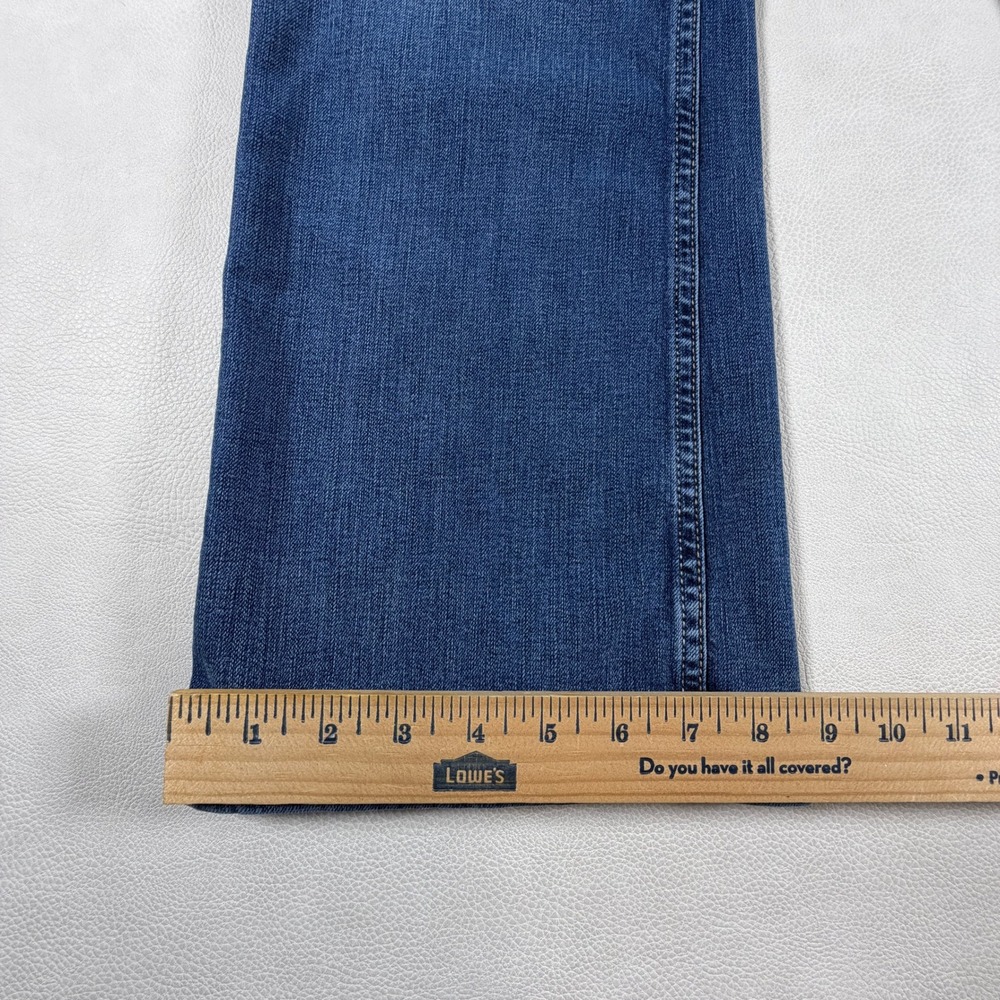 Ariat Rebar Riveter Bootcut Jeans Womens 32 Malibu Blue Perfect Rise Western - Picture 5 of 15